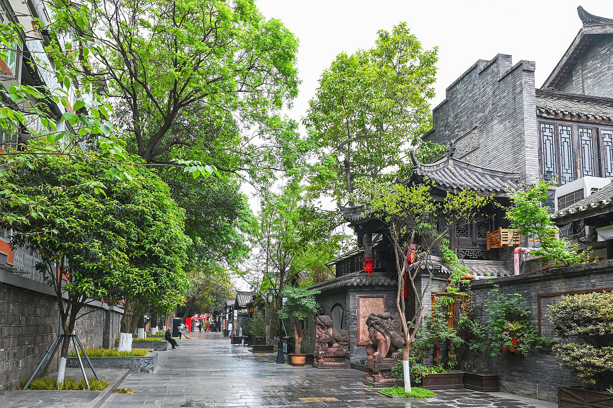 2021年3月31日,成都,宽窄巷子,井巷子.(如若下载使用,请务必署名:红星