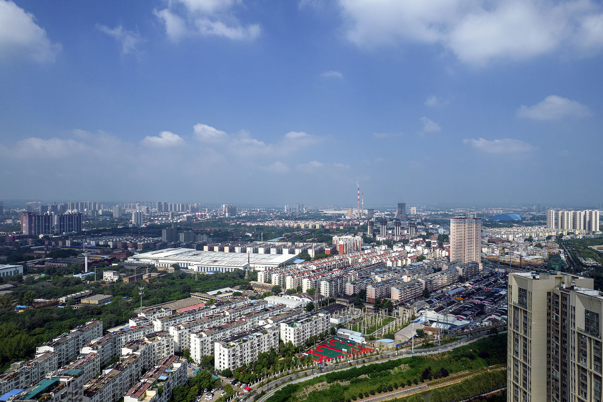 2021年8月20日,初秋时节,河南洛阳城市风光.