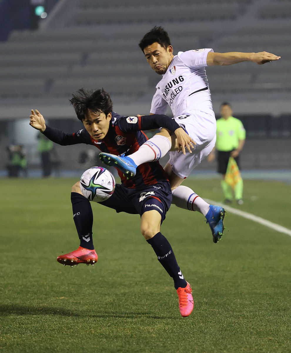 2021年3月10日,韩国,2021k联赛第3轮,水原fc vs水原三星.       (=)  