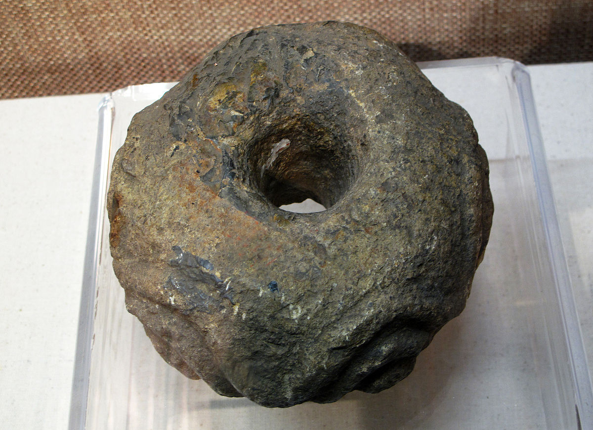 2013年10月05日,水纹环形石器,新石器时代,昂昂溪腾家岗遗址出土,黑龙