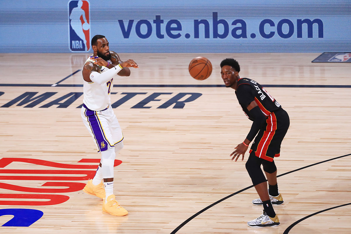 2020年10月11日,美国,19/20nba总决赛g6,洛杉矶湖人vs迈阿密热火.lake