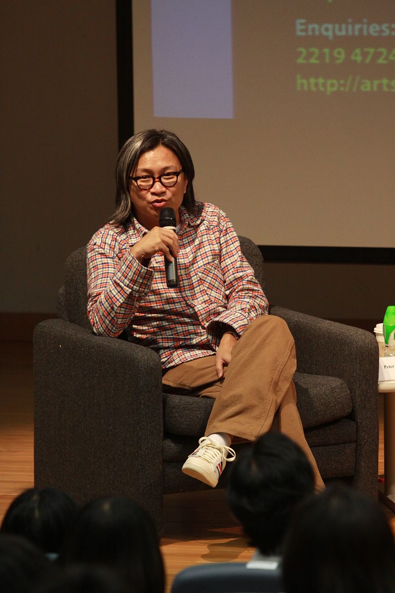 2009年10月8日,香港,名导走进大学校园,与学生们交流畅谈.陈可辛+++_+