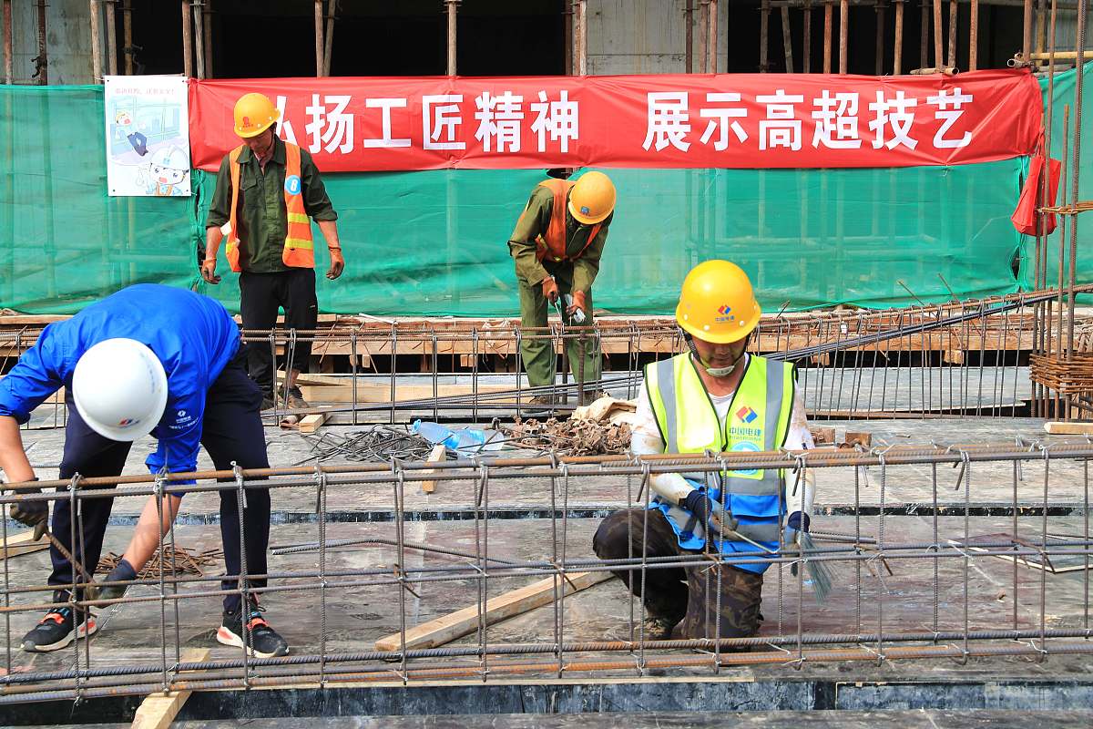 2020年7月28日,三门峡市建筑领域质检员暨钢筋工技能比武大赛在该市湖