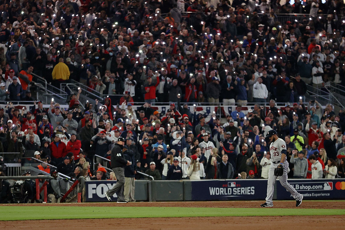 2021年10月31日,美国,2021mlb世界大赛g5,亚特兰大勇士vs休斯顿太空人
