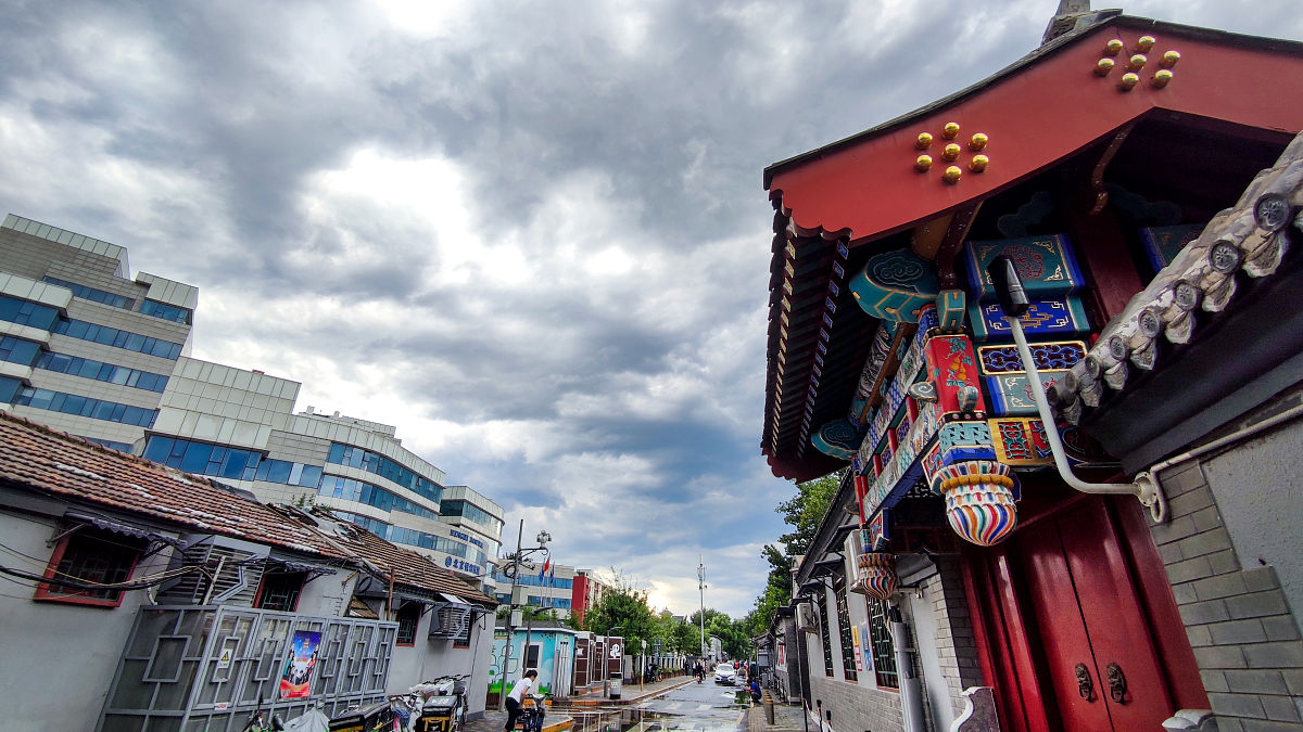 2020年9月1日,北京,  东城区,雨后京城更好看