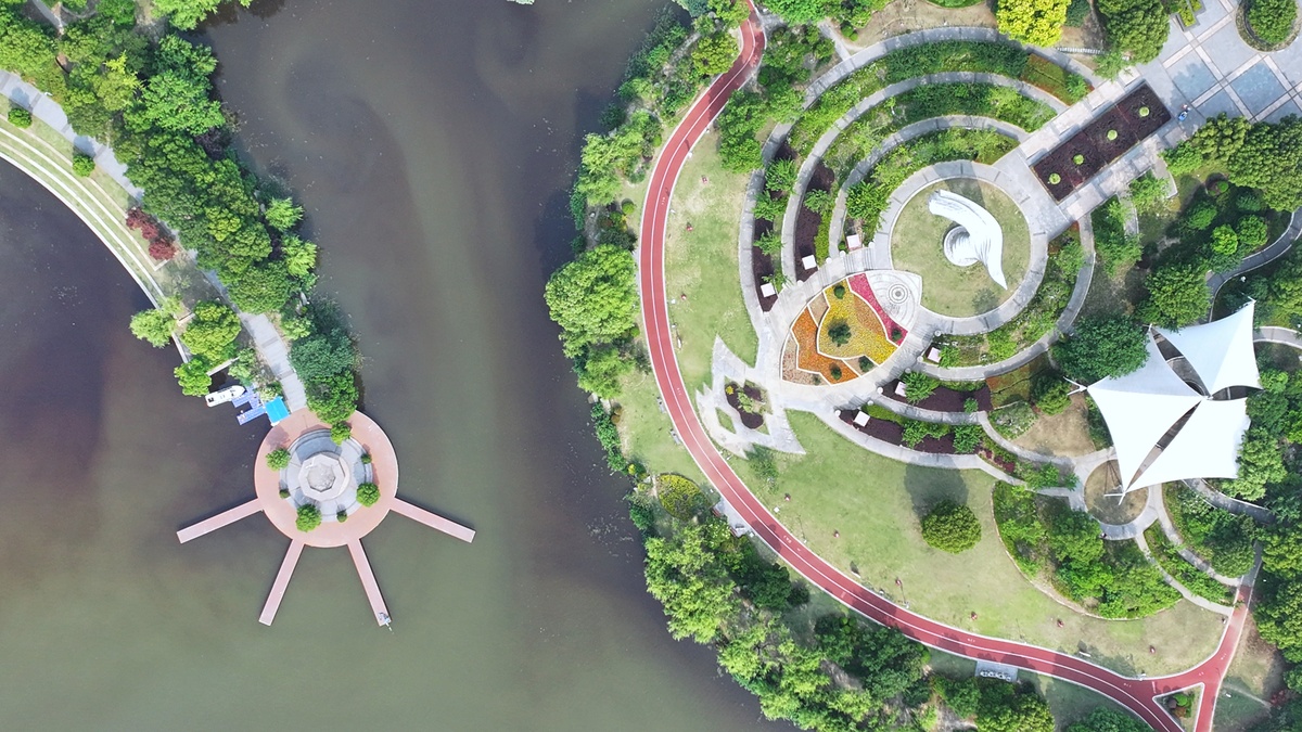 蠡湖沿线园林仿生设计：莲花主题休憩与照明设施