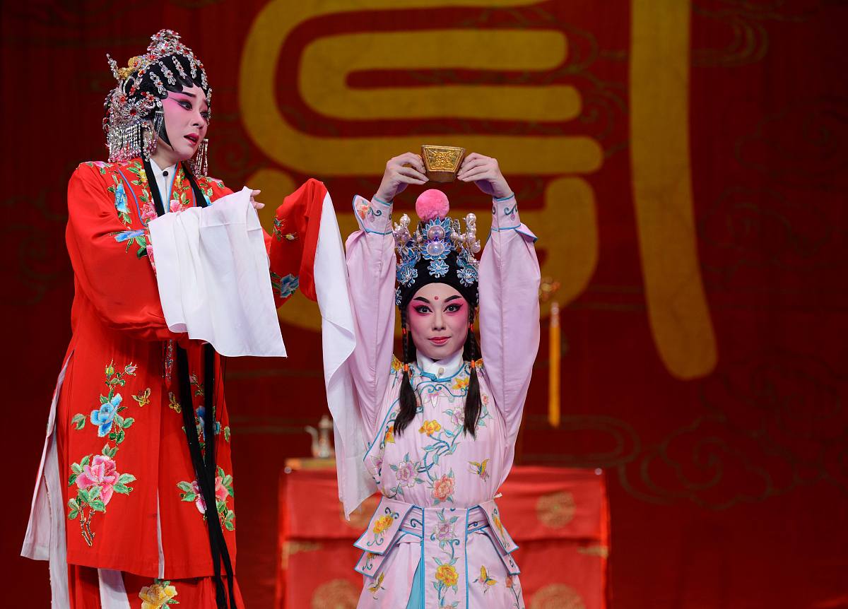 2019年9月14日,广州,由广东粤剧院演出的传统粤剧《杨门女将》拉开201