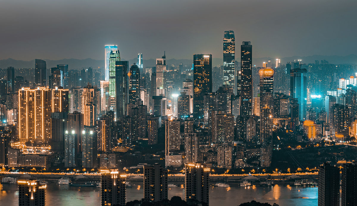 2019年11月14日,重庆城市夜景.