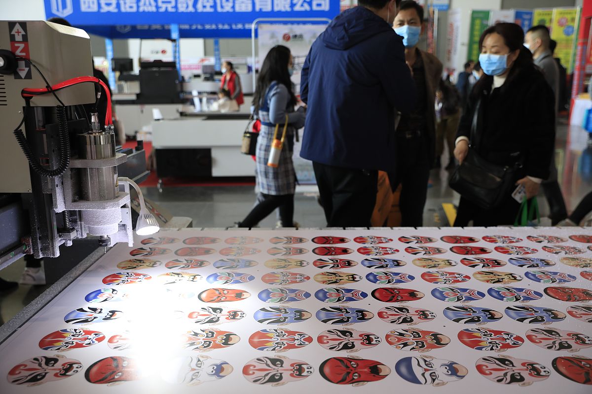 2021年3月13日,在西安国际会展中心(浐灞)举行的丝绸之路广告产业博览
