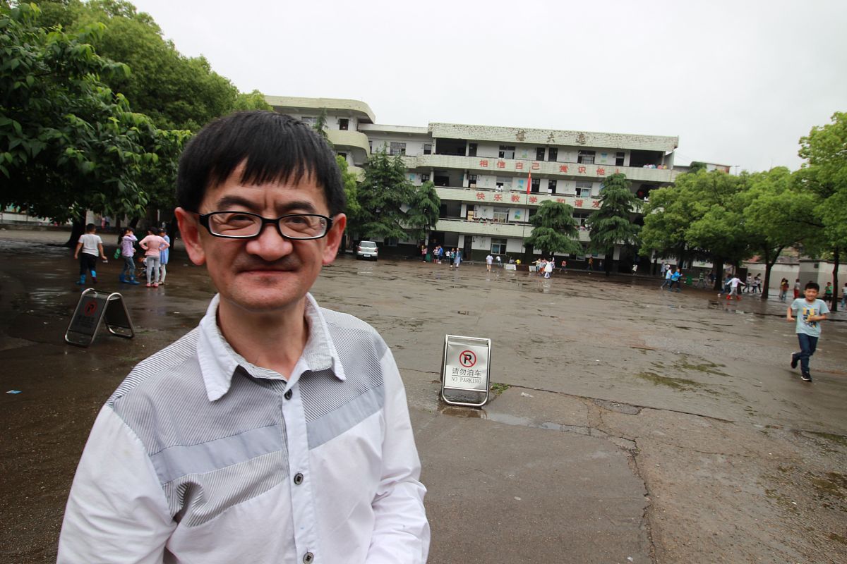 2017年5月23日,安徽芜湖.因小时候虽然长的一副"外星人"样子,赵昌国常