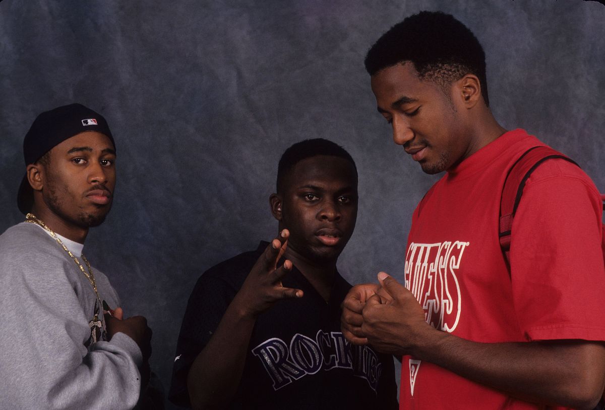 ali shaheed muhammad, phife dawg and <strong>q</strong>-tip of the hip hop group