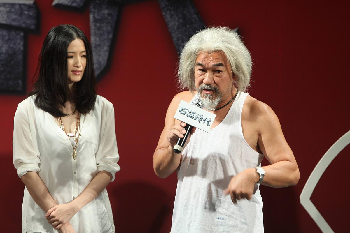 2011年8月19日,北京,电影《石器时代》北京开机.龚蓓?,梁家仁+++_+++