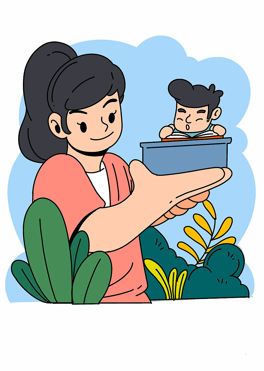 漫画:暑期托管