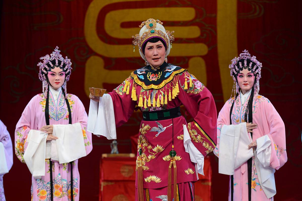 2019年9月14日,广州,由广东粤剧院演出的传统粤剧《杨门女将》拉开201