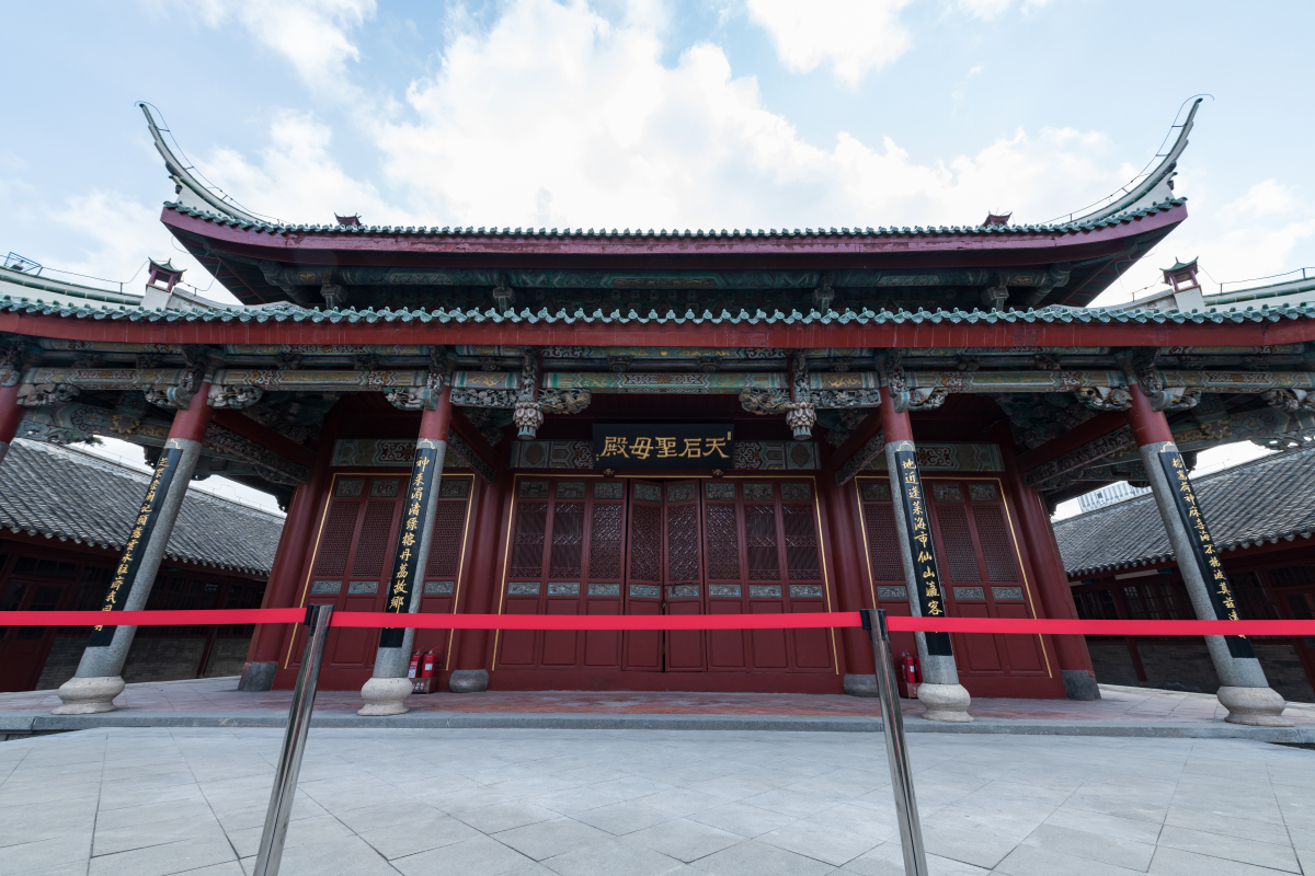 2026年1月17日,山东烟台,天后行宫.