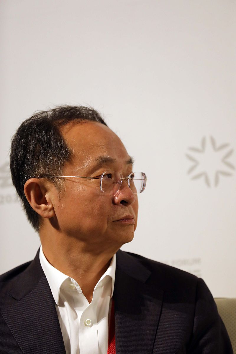 2021年6月8日,黑龙江牡丹江,亚布力企业家论坛,北京物美集团创始人,多