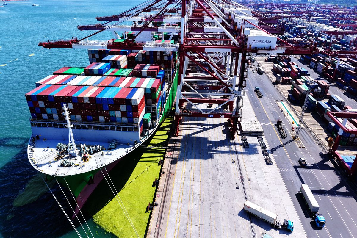 集装箱运输跟踪: 从汉堡到新港 (2023年6月-7月)