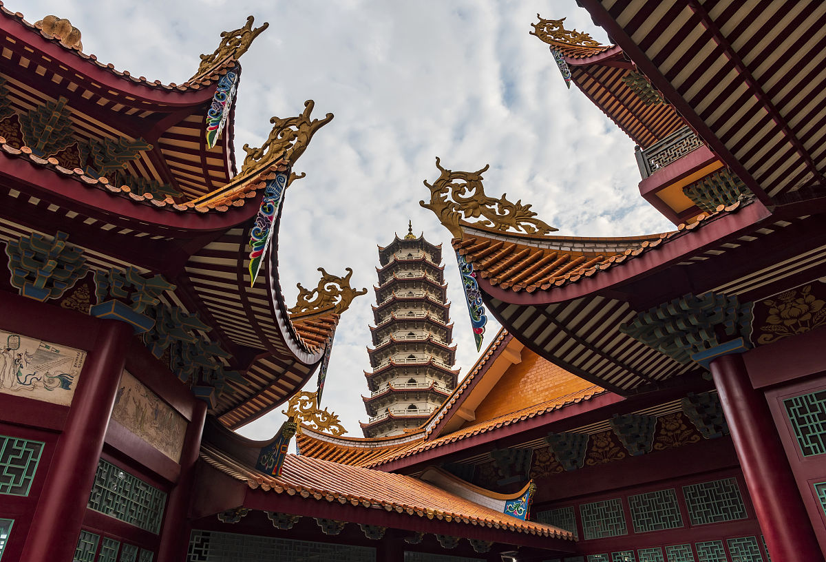 2021年4月11日,福州西禅寺.