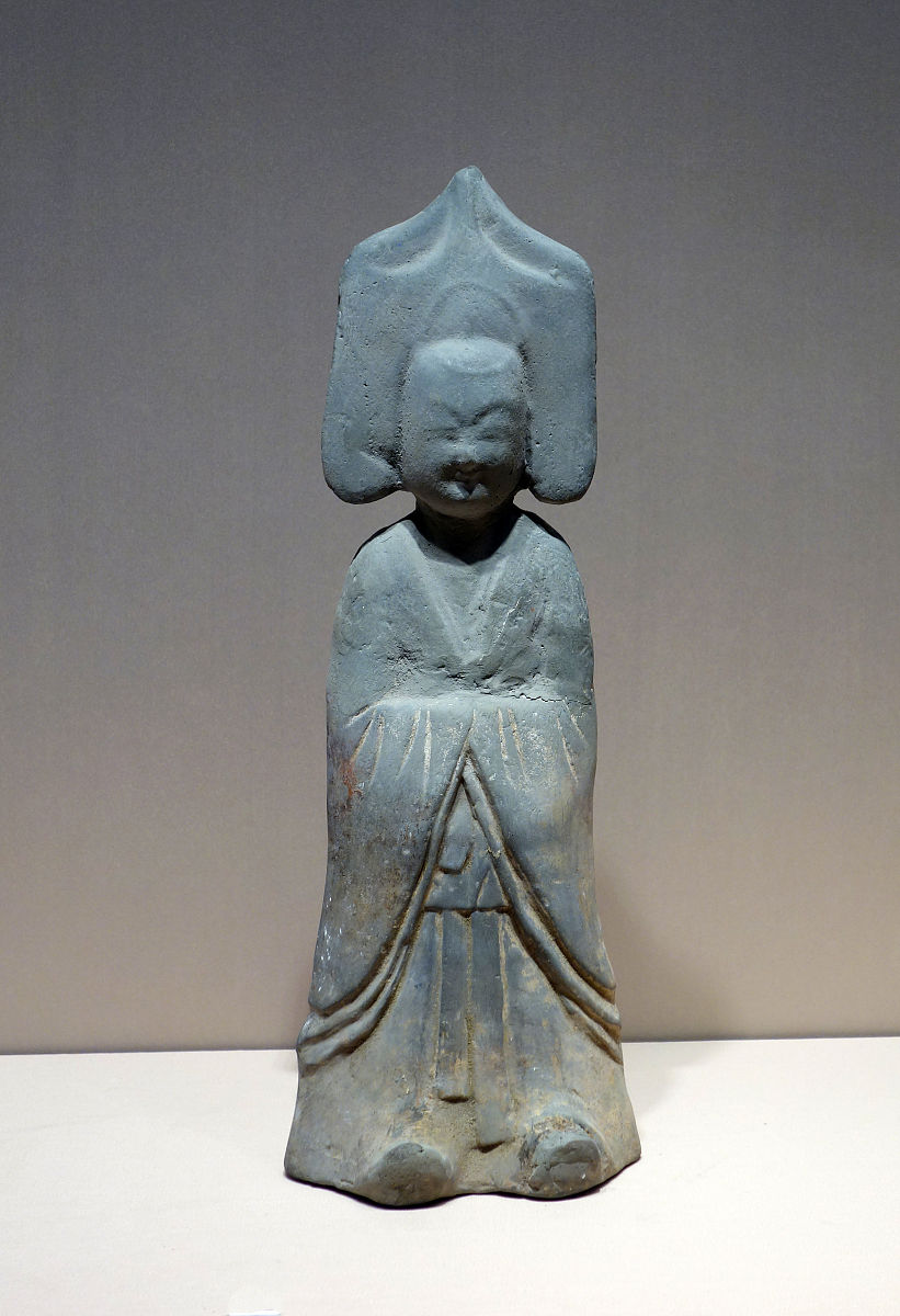 2019年05月27日,陶仕女俑,南齐,南京市西善桥出土,江苏南京博物院古代