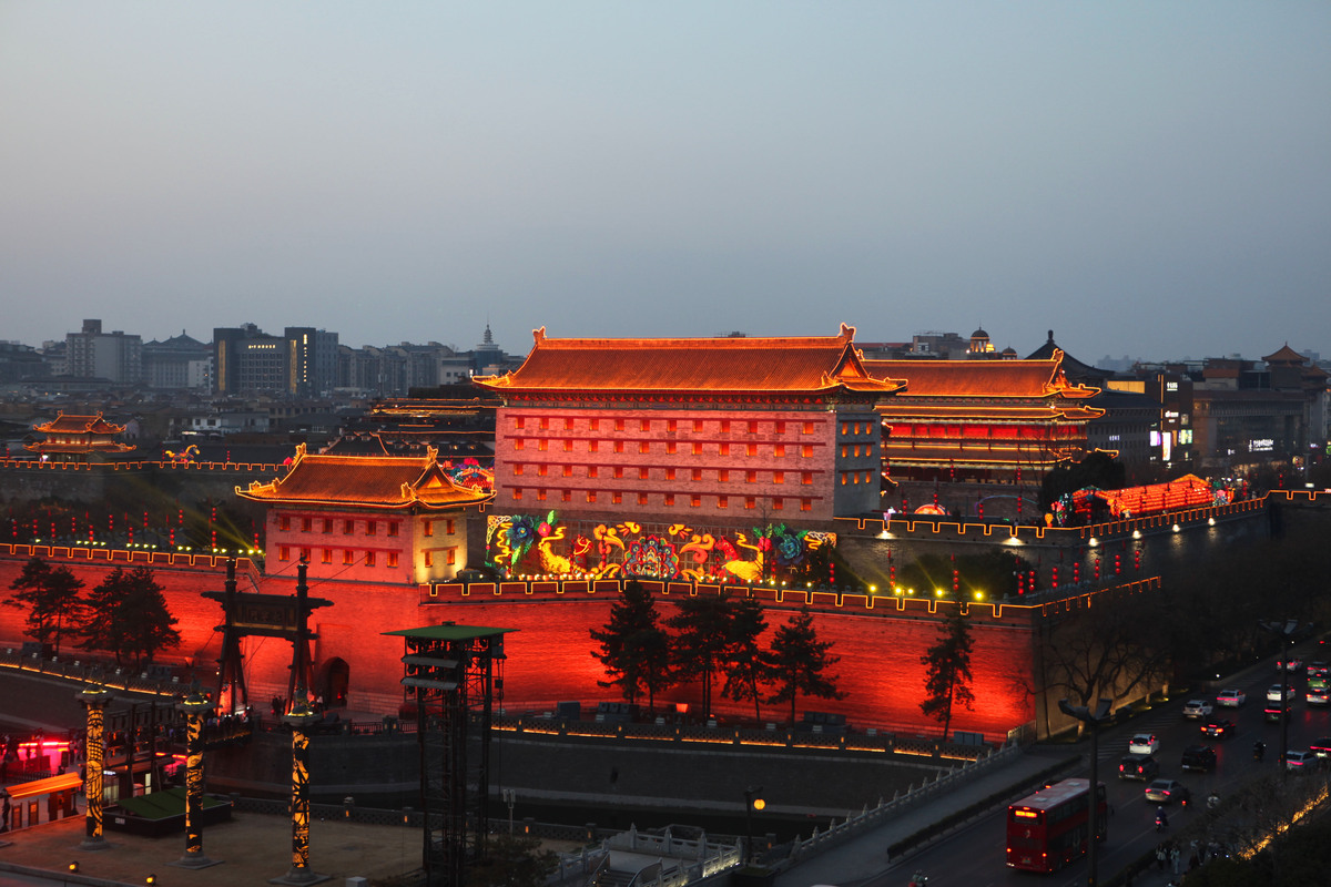 2026年2月14日,西安市南门外一商场(合生汇)6 楼天台,