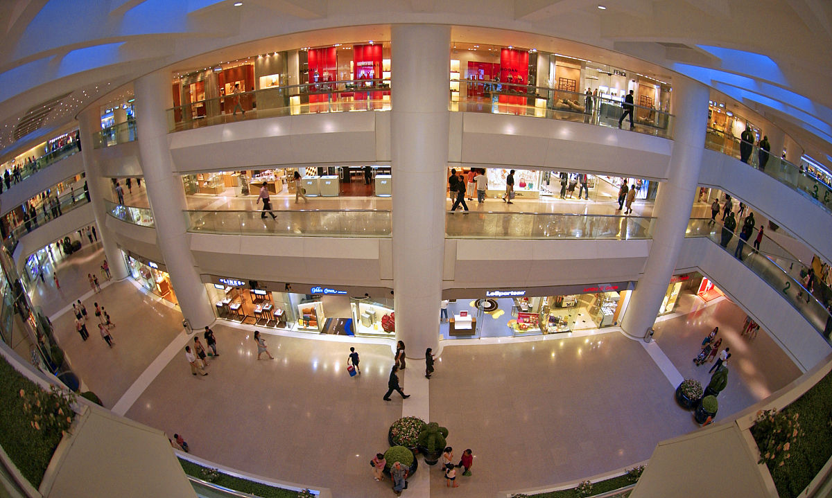 pacific place shopping mall , china, hong kong. (photo by: unive