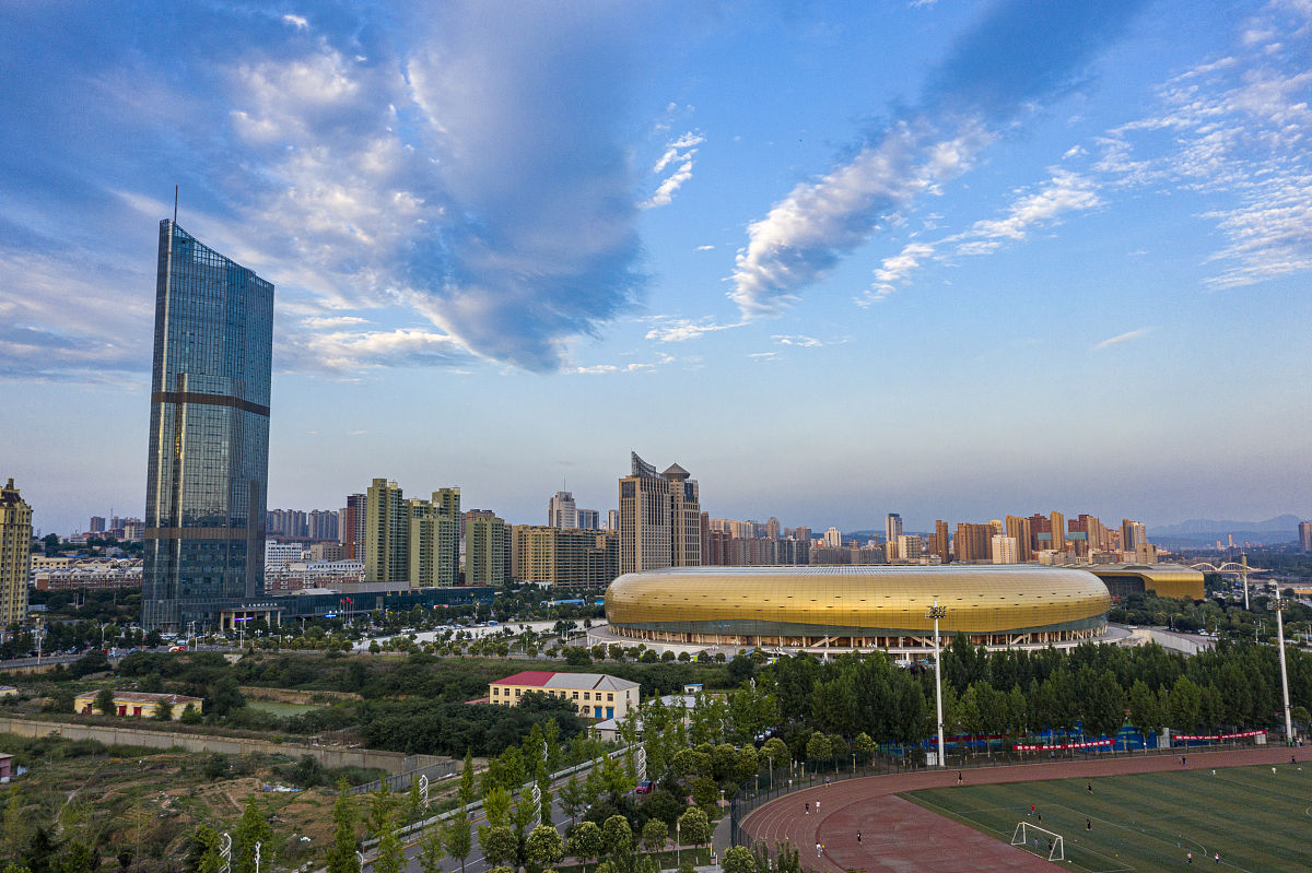 2021年6月19日,河南省三门峡市,夏日里的三门峡黄河湿地自然保护区树