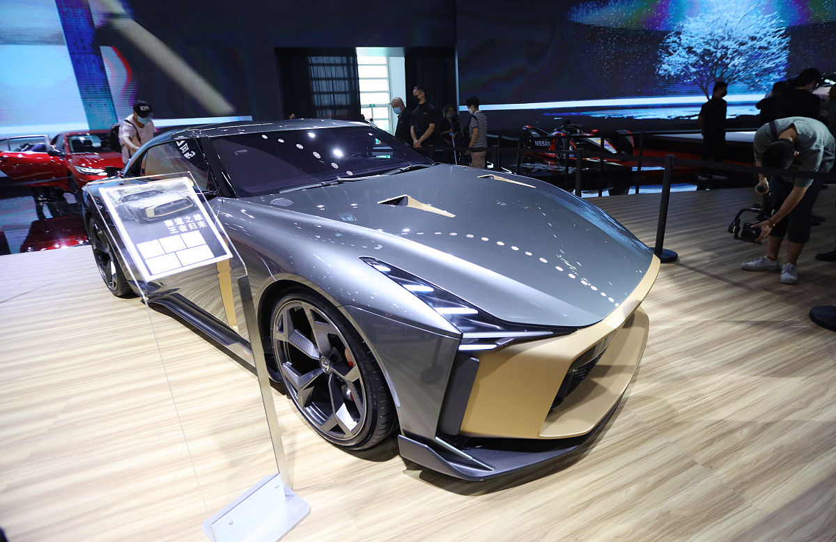 2020年9月26日,北京,2020北京车展开幕,全球限量50台的超级跑车—gt-r