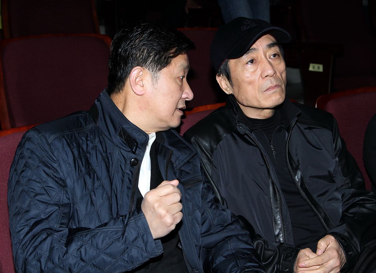 2014年3月10日,北京,北京电影学院吴天明追思会举行.张艺谋