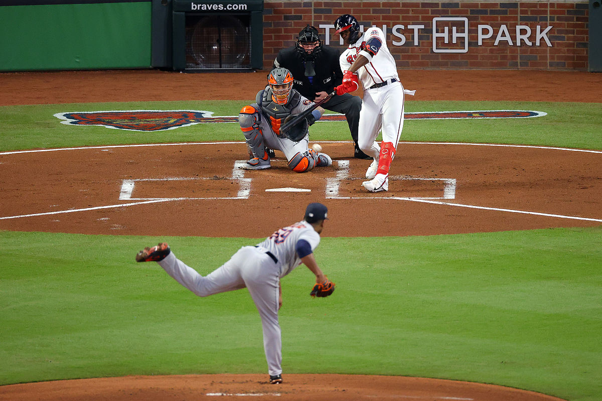 2021年10月31日,美国,2021mlb世界大赛g5,亚特兰大勇士vs休斯顿太空人