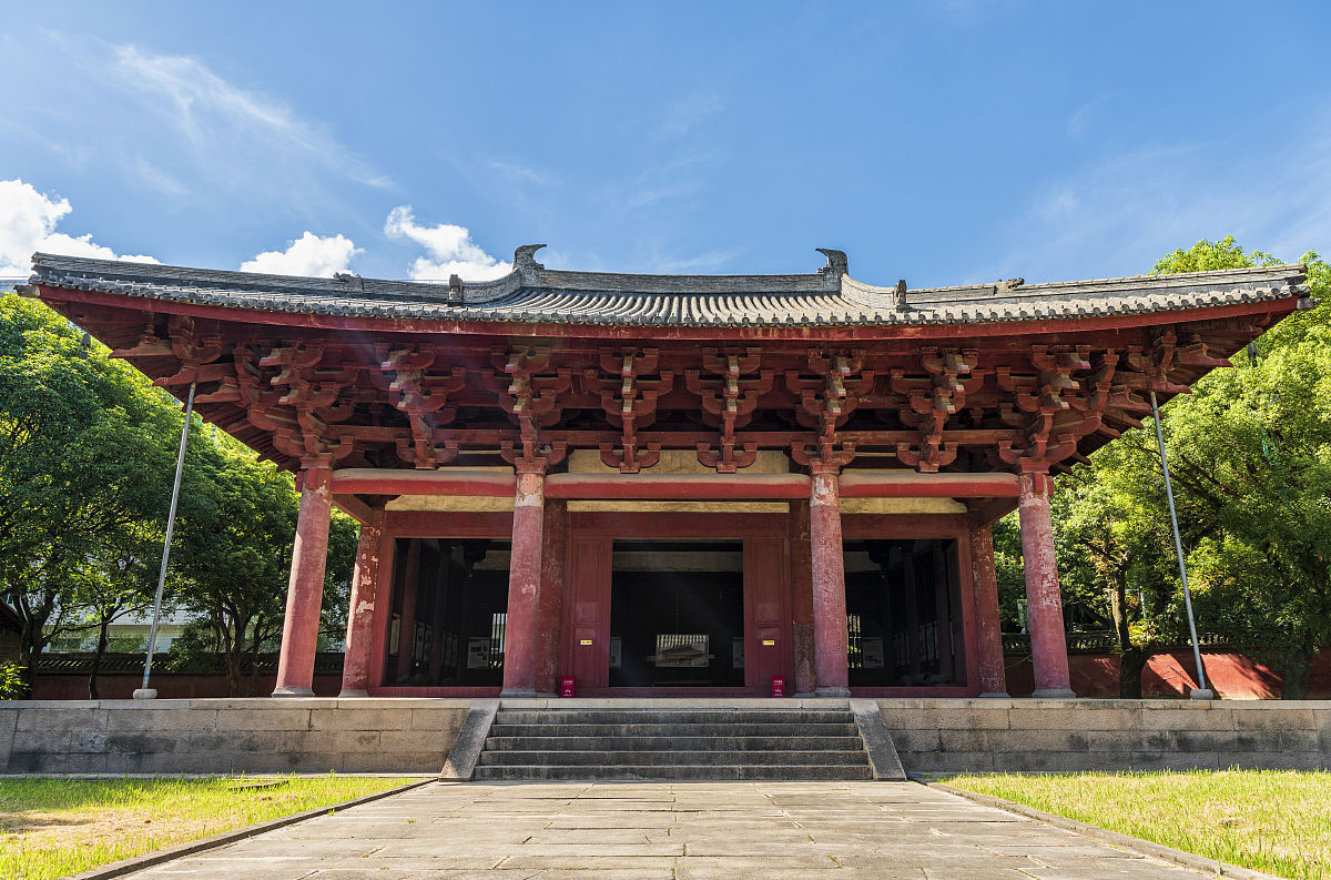 2021年7月15日,福建福州,华林寺.