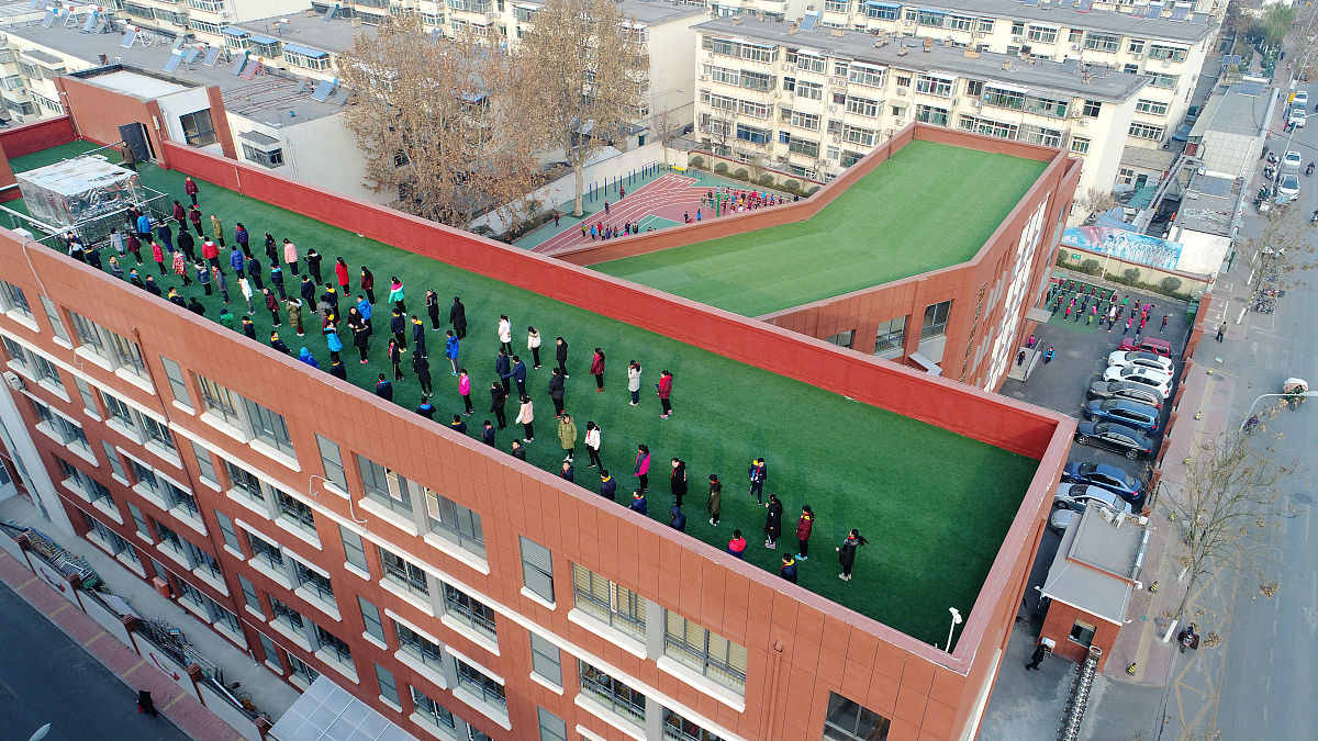 2017年12月13日,山东省济南市,在历山东路北首的济南解放路第二小学,