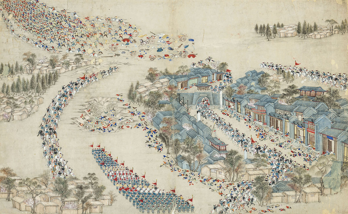 the taiping rebellion, after 1864. private collection. artist ch