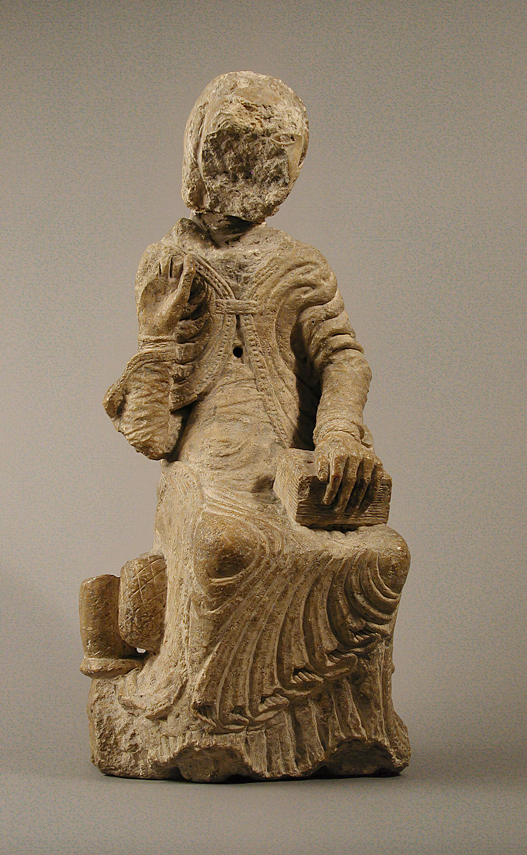 an apostle (?), french, second half 12th century. artist unknown