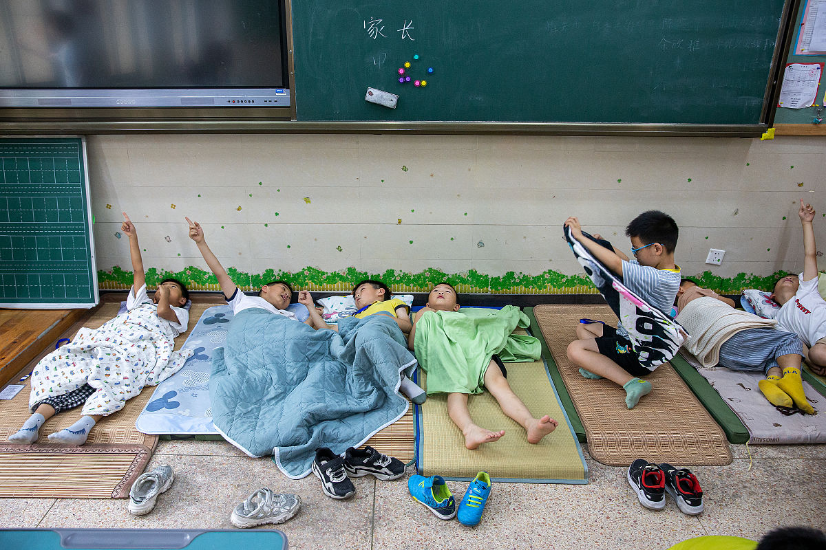 2021年7月19日,杭州,小学生暑期托管服务开展首日,西湖区暑期托管服务