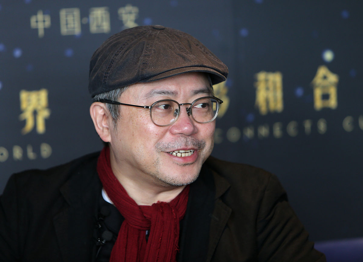 2020年10月12日,陕西省西安市,叶锦添亮相西安丝绸之路国际电影节媒体