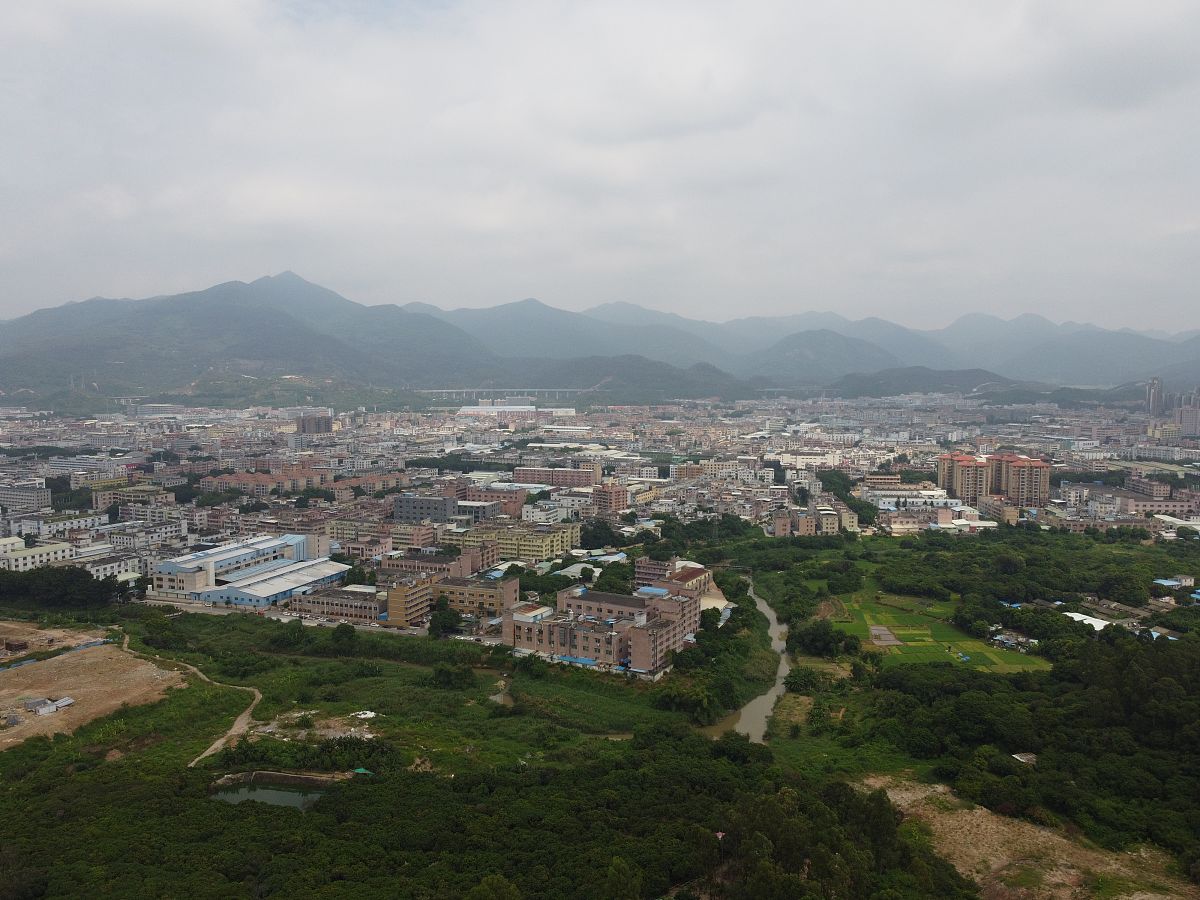 2020年9月26日,广东省东莞市清溪镇,航拍.