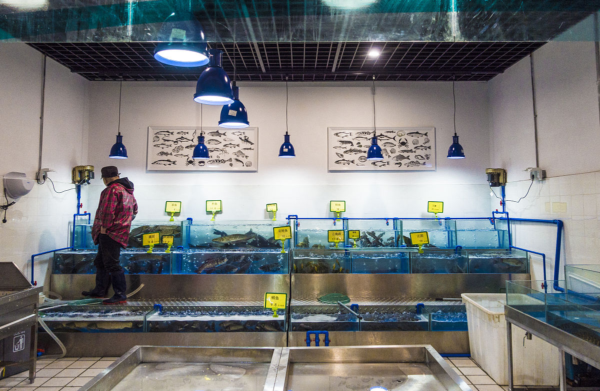 大连海洋学校养殖实训室的风光