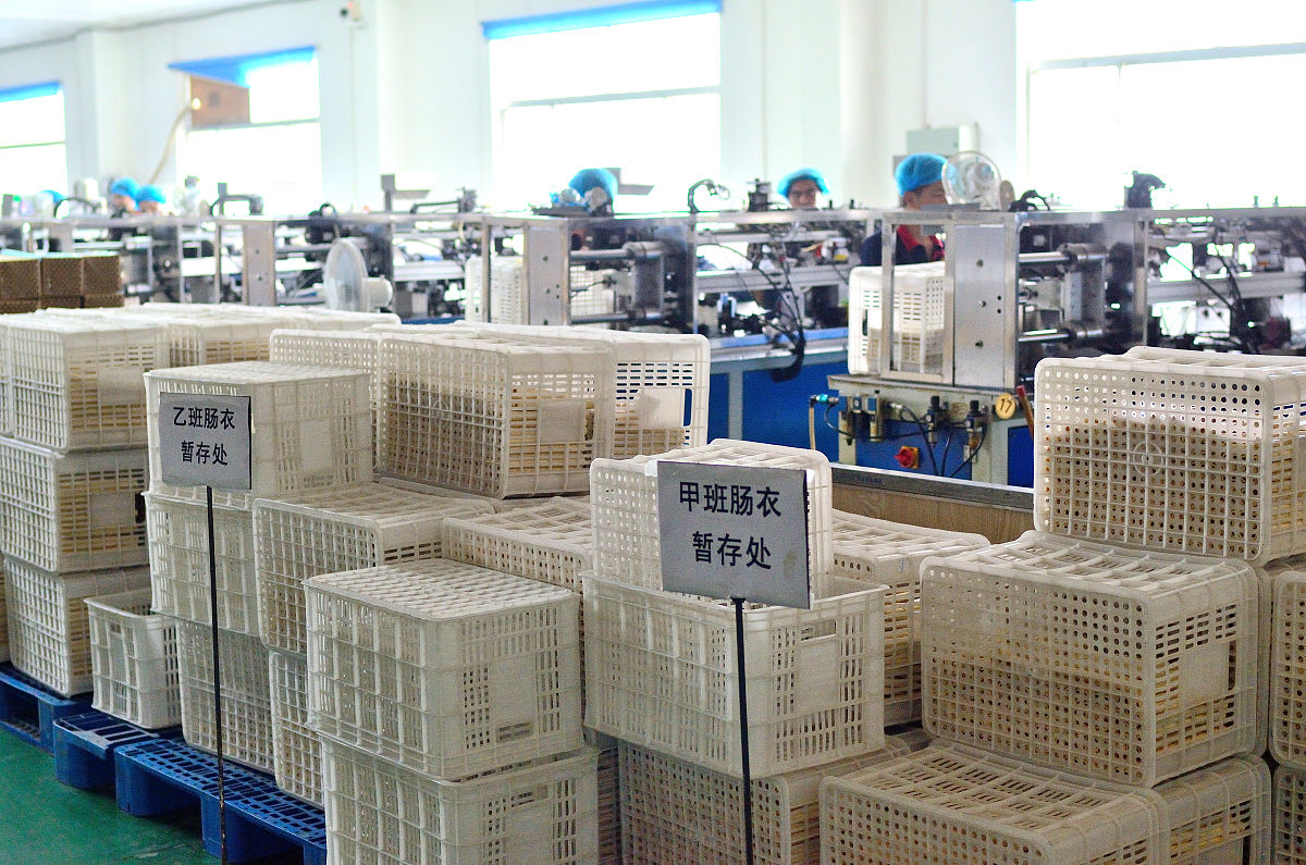 2017年5月19日,位于山东省聊城市莘县的山东冠华蛋白肠衣有限公司车间