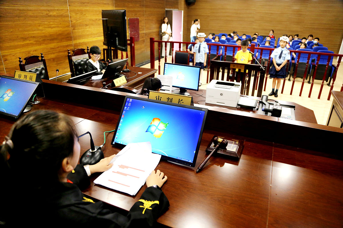 帮我制作模拟法庭过程