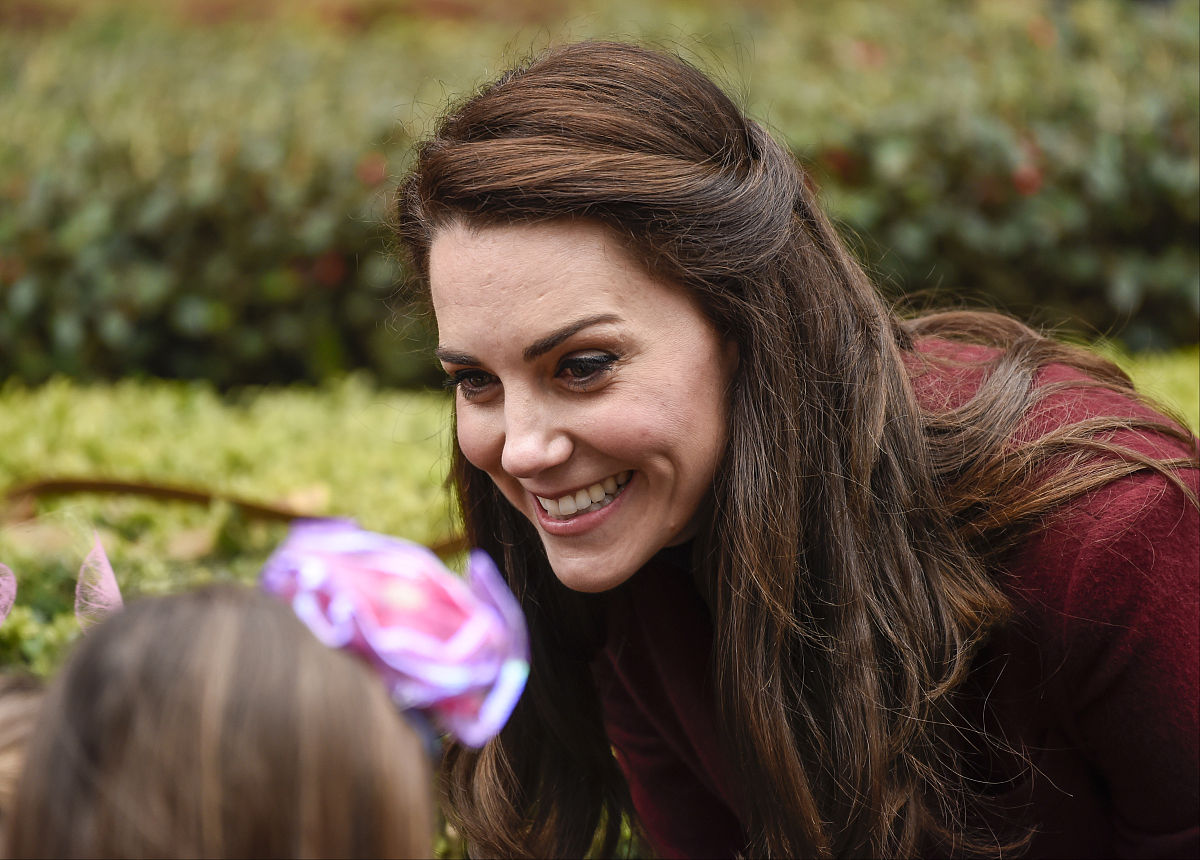 当地时间2017年2月22日,英国威尔士,凯特王妃(duchess of cambridge)