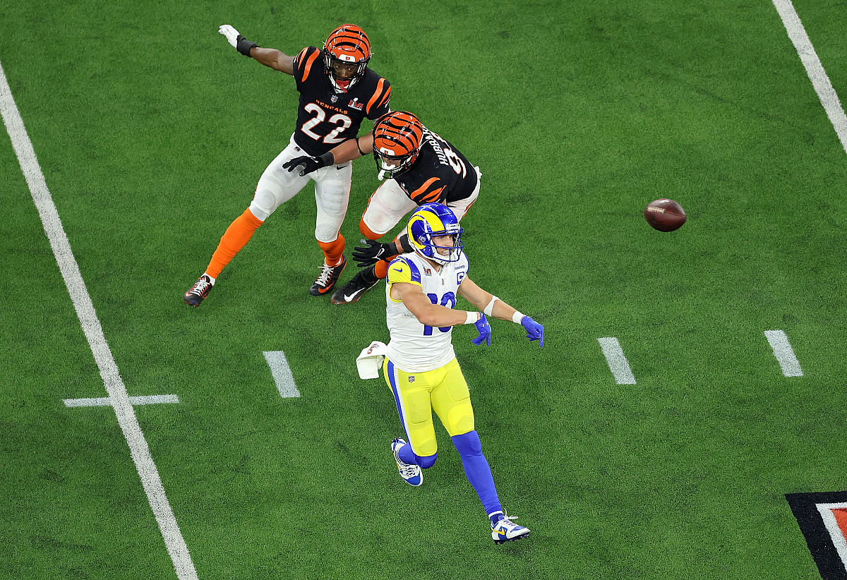 inglewood, california - february 13: cooper kupp #10 of the los 