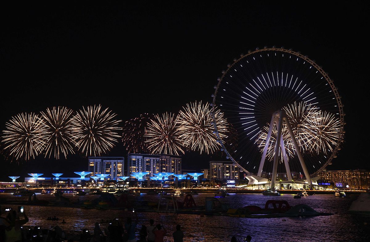 当地时间2021年10月21日,阿联酋迪拜,号称世界最大最高,有"迪拜眼"之