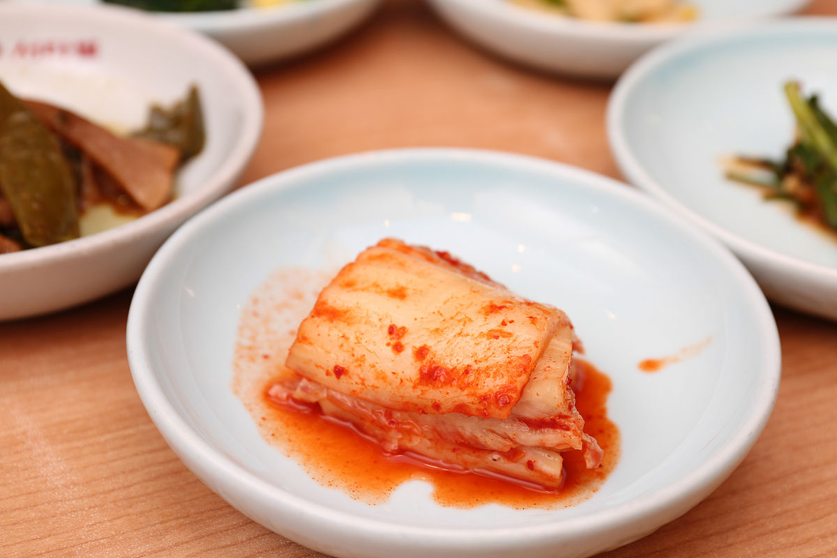 2015年11月20日,广州,新罗宝韩国料理餐厅,泡菜.