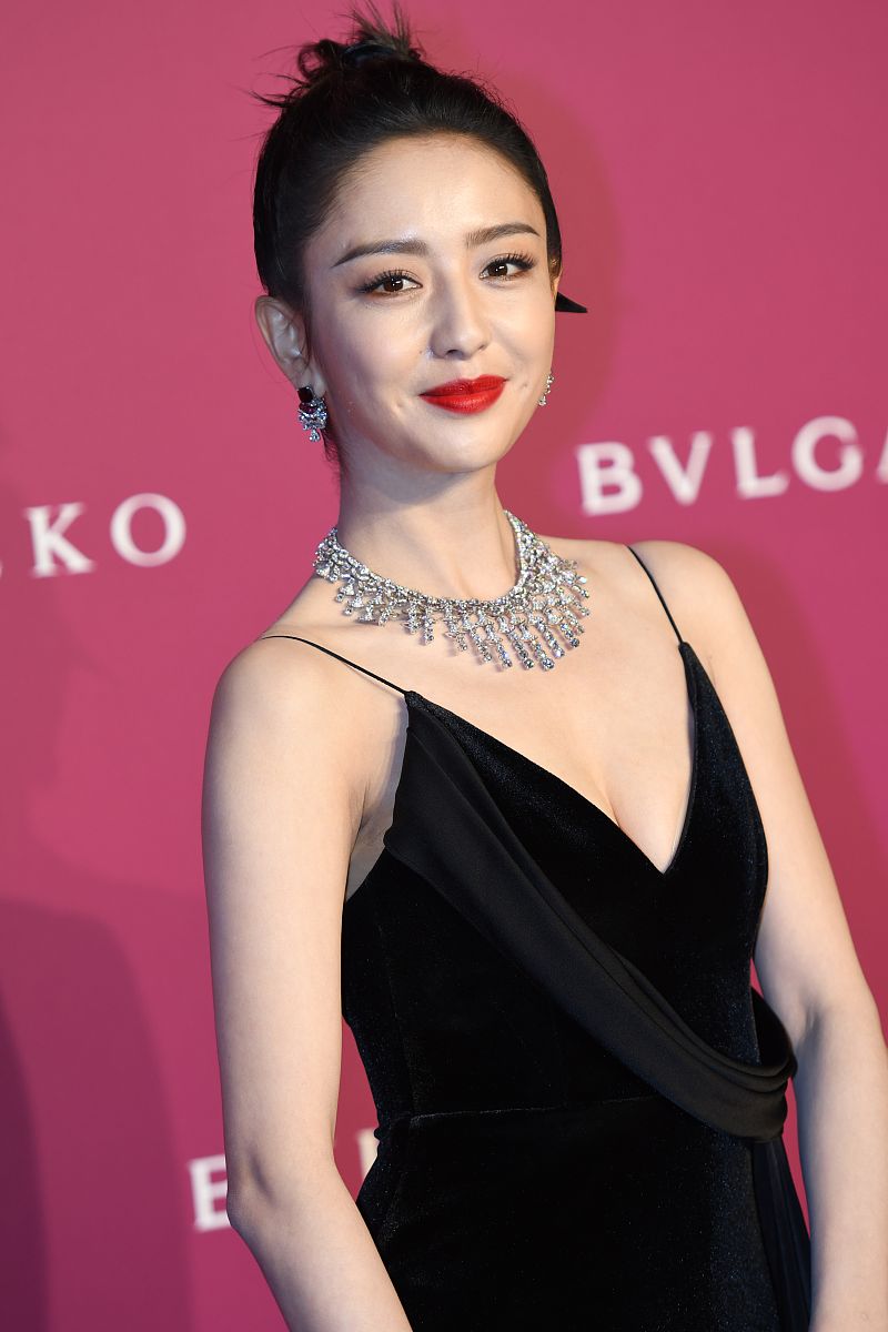 2020年10月23日,上海,明星现身宝格丽barocko高级珠宝系列活动.佟丽娅