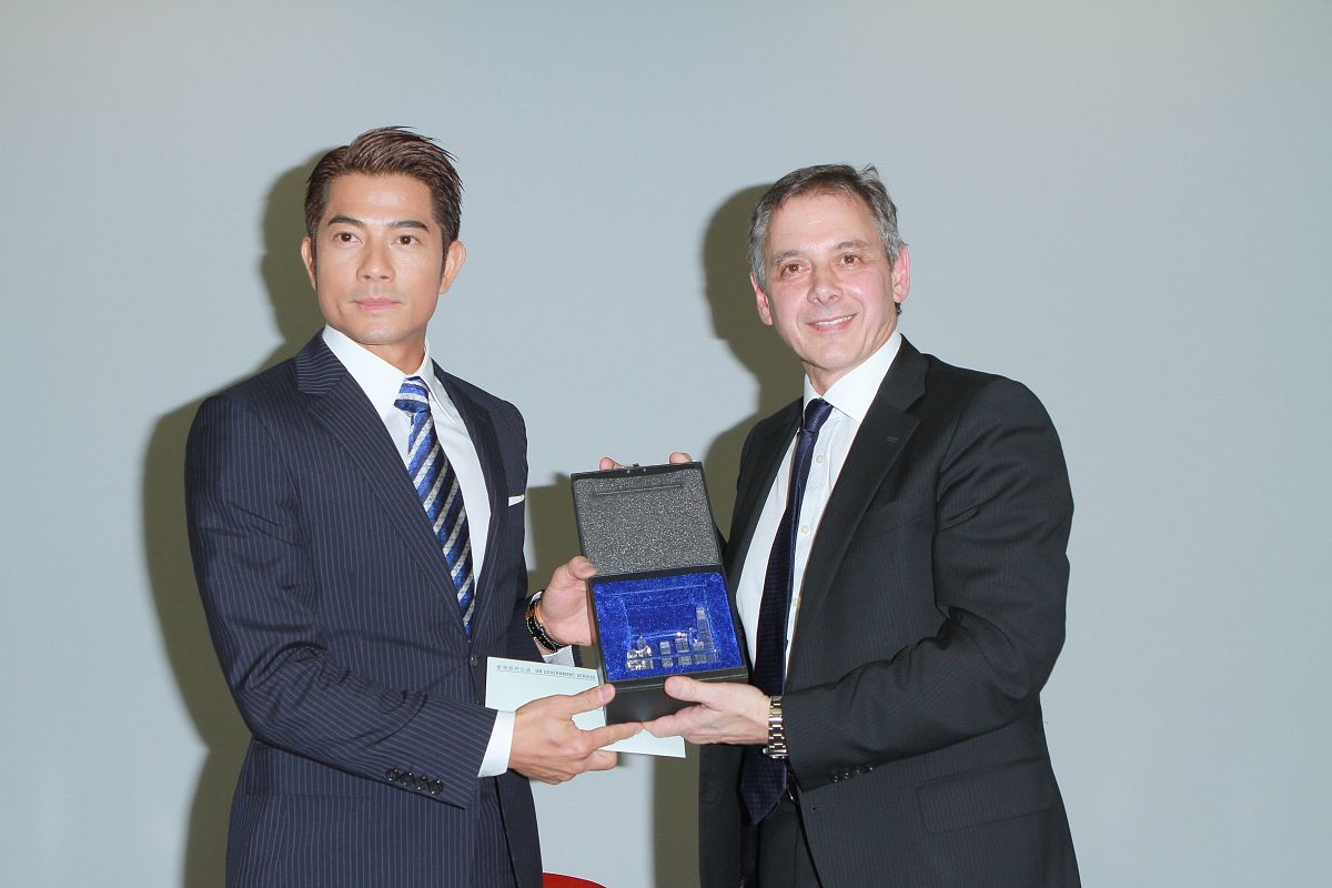 2012年8月22日讯,香港,郭富城出席与俭控官对谈会,分享自己的专业精神