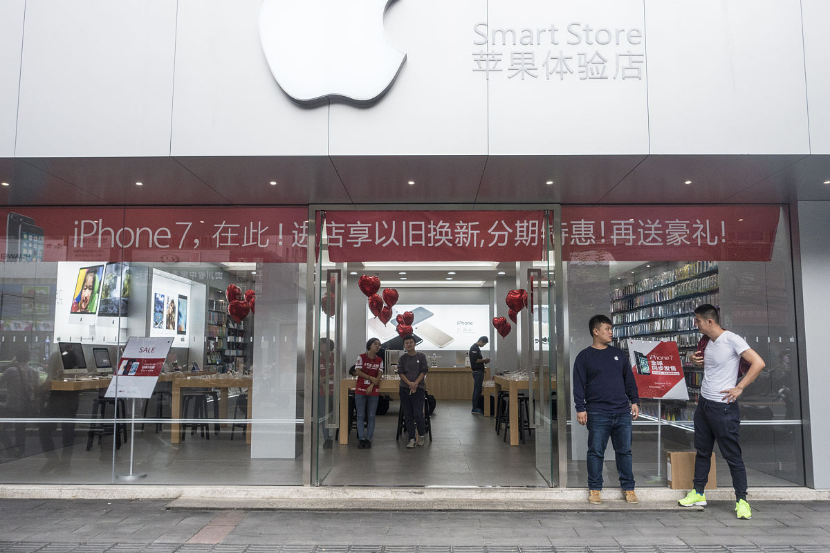 2016年09月19日,四川省成都市,iphone7自16号正式发售后,首批iphone7 