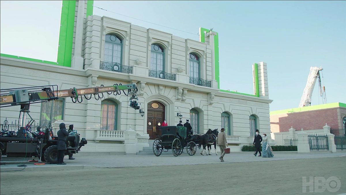 当地时间2022年3月25日,美国,热播美剧《镀金时代》(the gilded age)