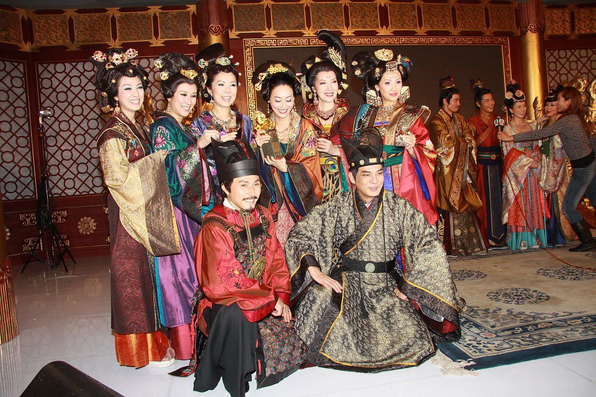 2009年11月29日,香港,《宫心计》大结局直播活动"赢尽满城宫心计"举行