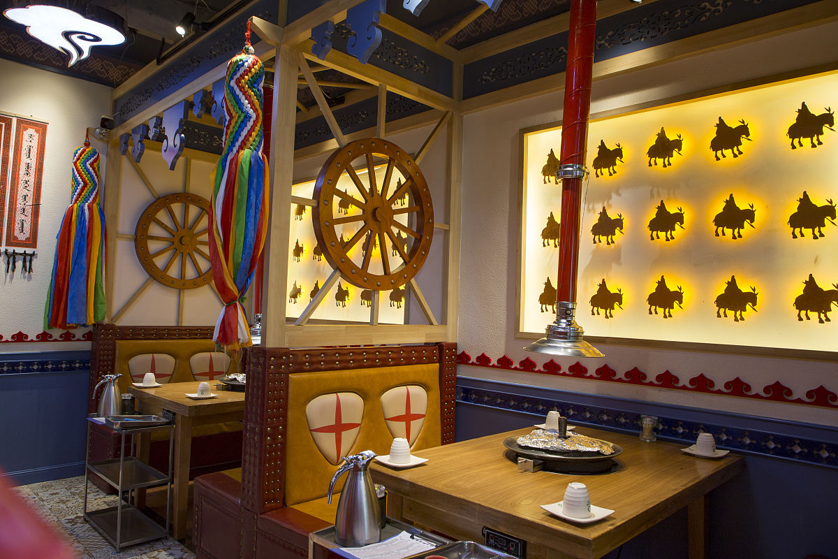 形容一家餐厅有民族特色