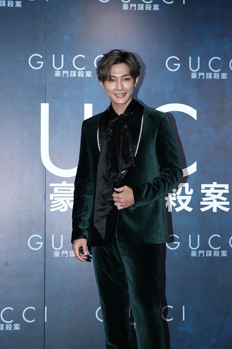 2022年1月6日,台北,《gucci:豪门谋杀案》举行首映派对.胡宇威,hush,